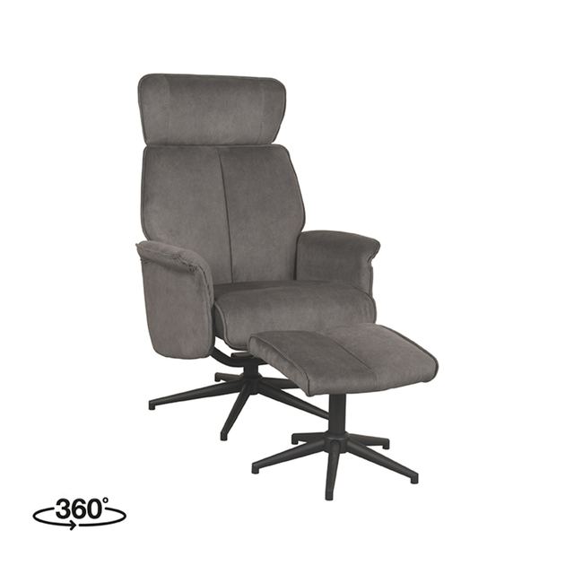 Fauteuil Verdal - Cosmo - Incl. Hocker