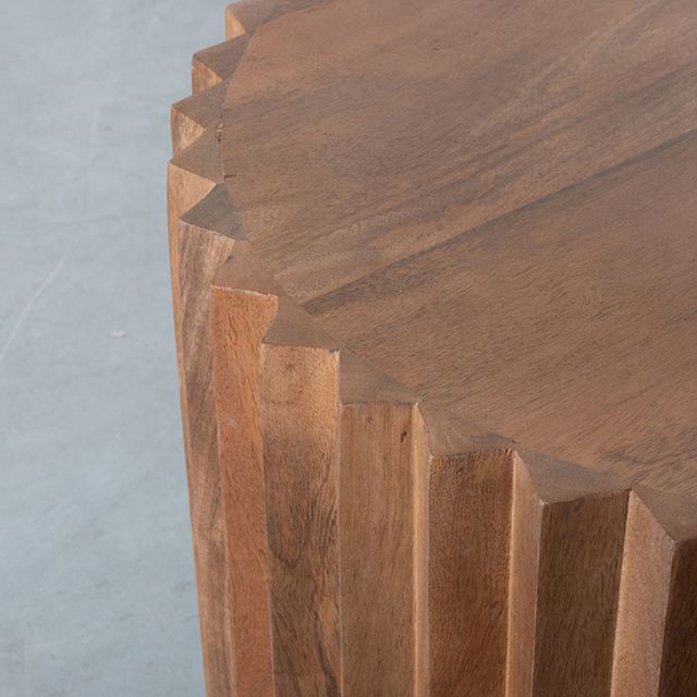 Salontafel Novan - Mangohout - 50 cm - Rond – afbeelding 3