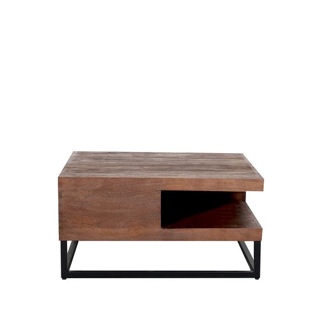 Salontafel Cube - Mangohout - 80 cm – afbeelding 2