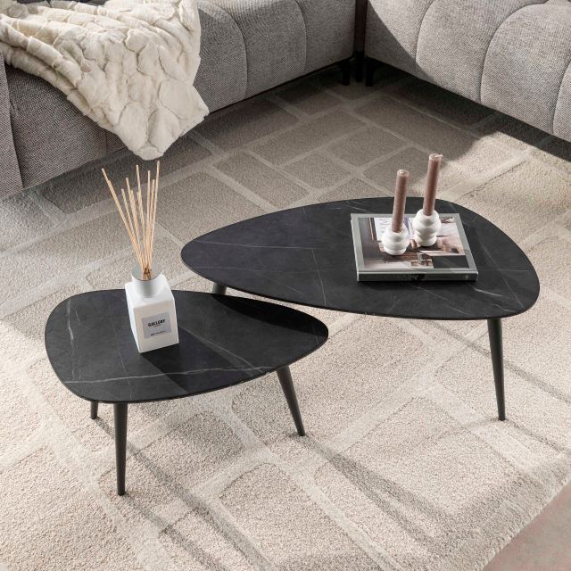 Salontafel Onyx peervormig set/2 – afbeelding 2