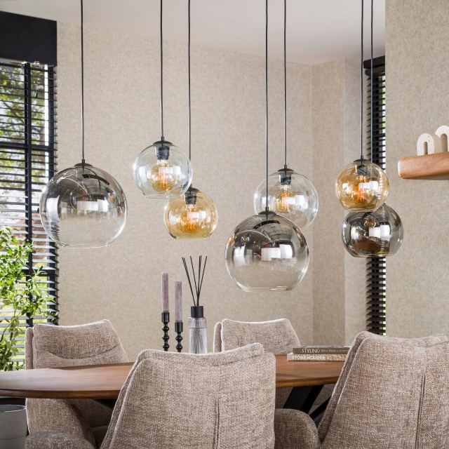 Hanglamp Multi Globe 4+3l – afbeelding 2