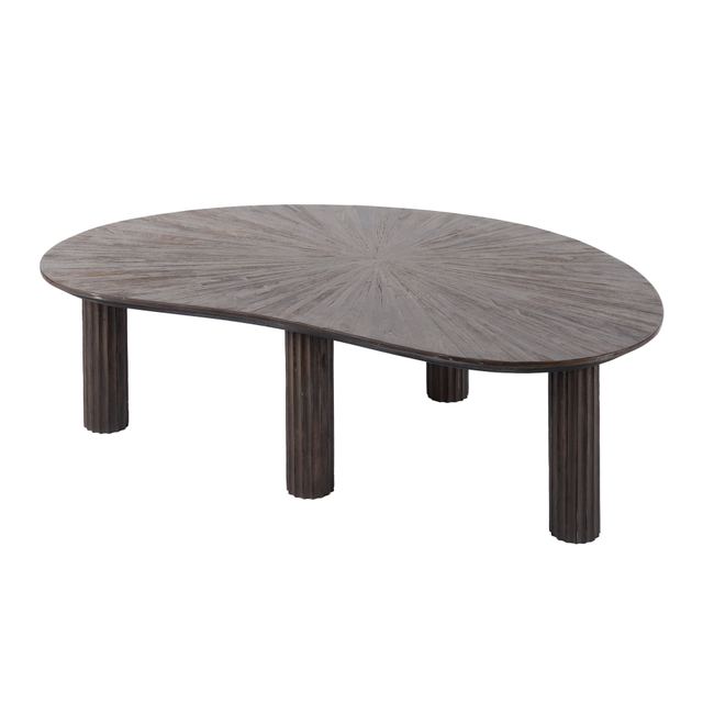 Salontafel Maya Teak niervormig 110 – afbeelding 9