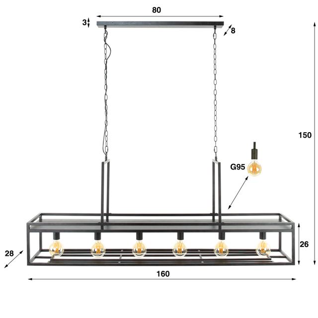 Hanglamp Decorate 6L – afbeelding 10
