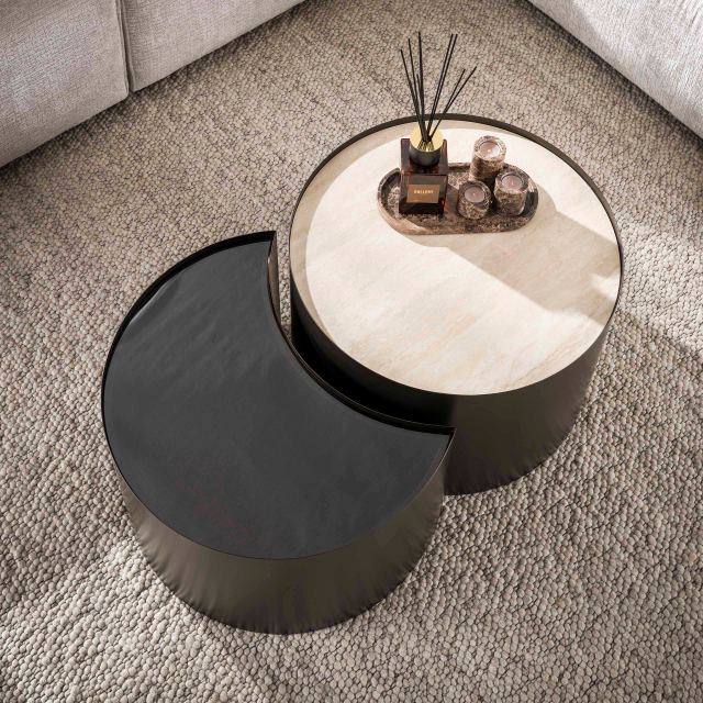 Salontafel Metal half moon set/2 – afbeelding 2