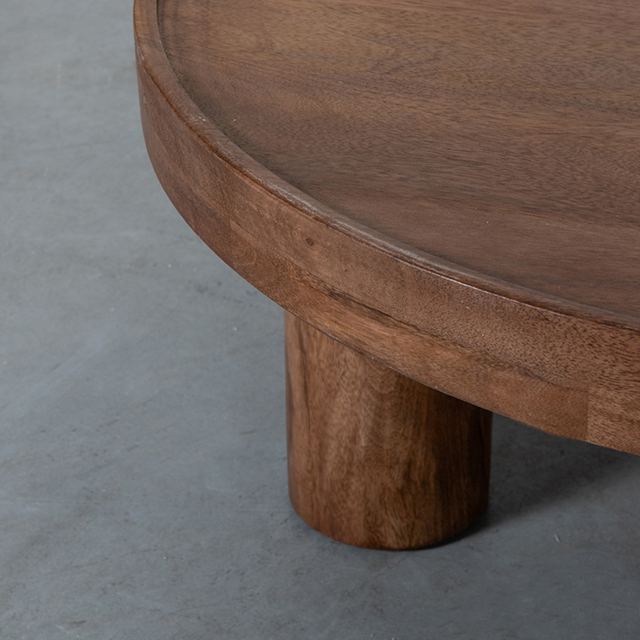 Salontafel Elly - Mangohout - 70 cm – afbeelding 3
