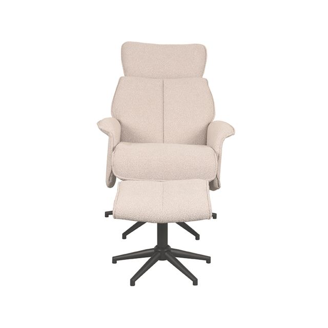 Fauteuil Verdal - Boucle - Incl. Hocker – afbeelding 5