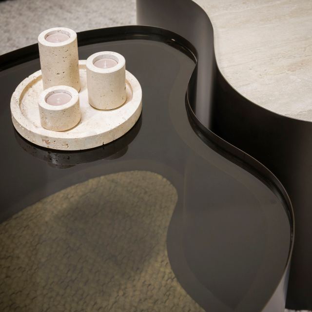 Salontafel Metal organisch set/2 – afbeelding 3