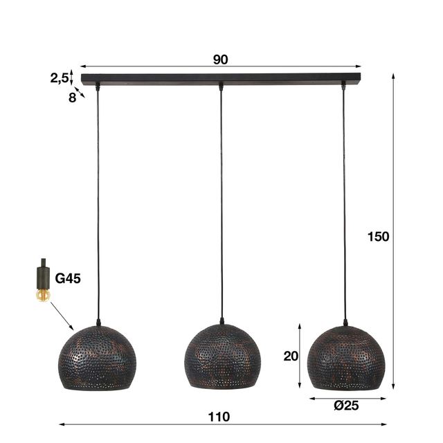 Hanglamp Punch Orb 3L – afbeelding 10