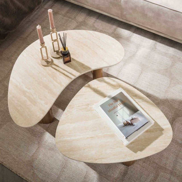 Salontafel Romano organisch set/2 – afbeelding 2