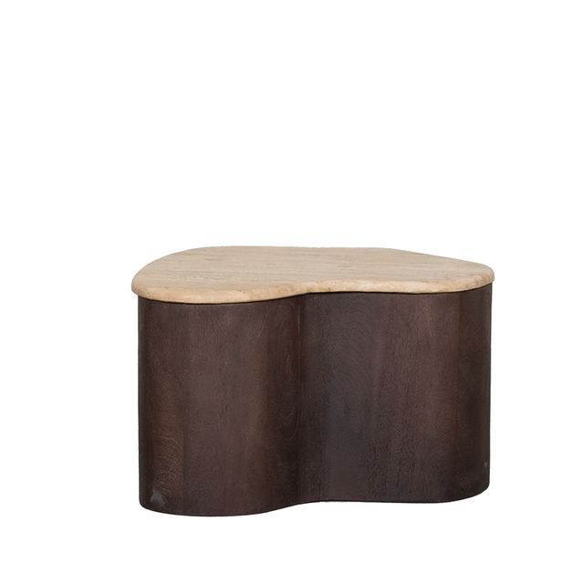Salontafel Davi - Travertin - 50 cm