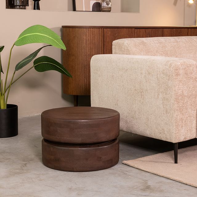 Salontafel Milly - Mangohout - 50 cm