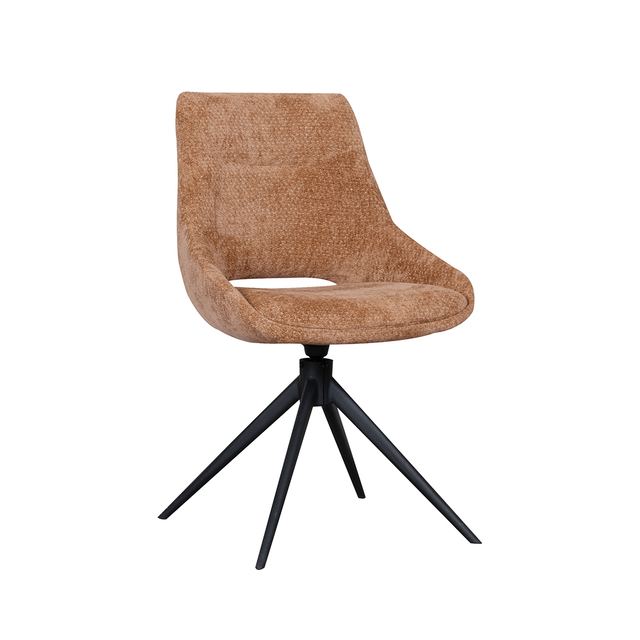 Eetstoel Marlow - Elite Cognac / Zwart – afbeelding 2