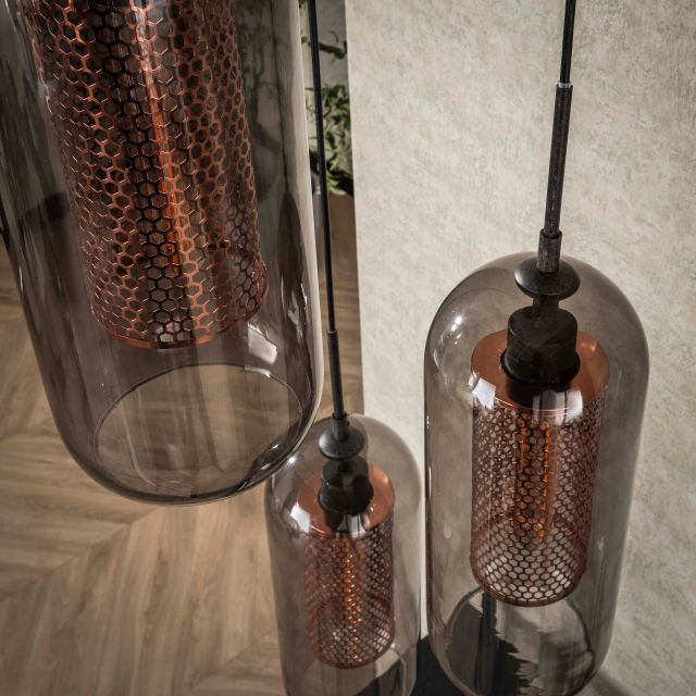 Hanglamp Smoke Mesh 3L – afbeelding 3