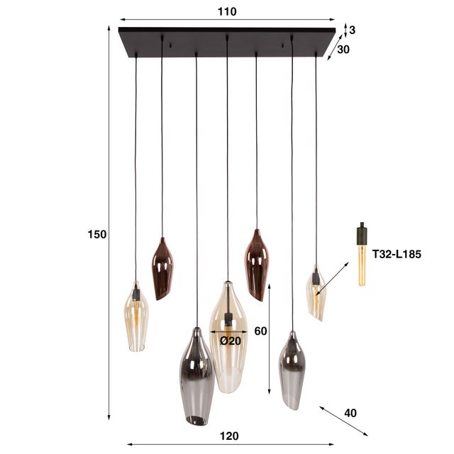 Hanglamp Cocoon 4+3l – afbeelding 10