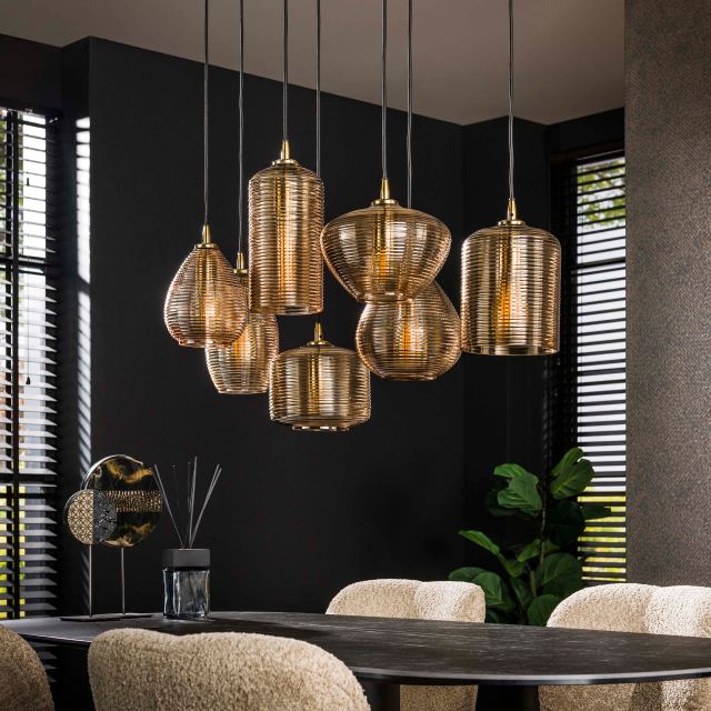 Hanglamp Stripe Horizontal 4+3l – afbeelding 2