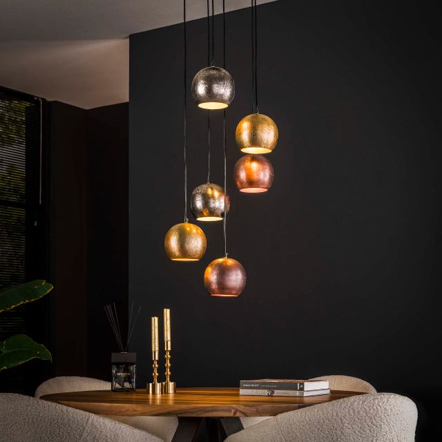Hanglamp Bol Metal 6L