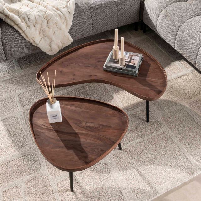Salontafel Carve organisch set/2 – afbeelding 2