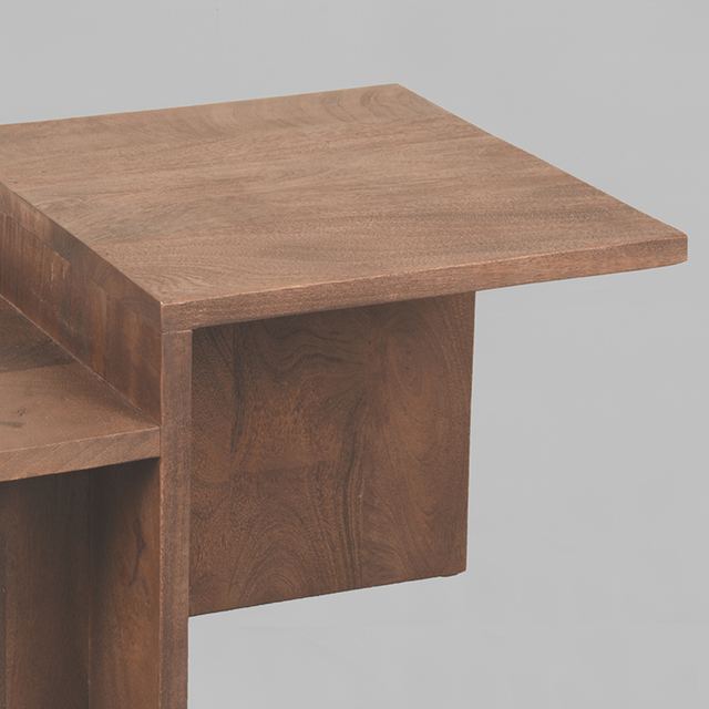 Salontafel Skip - Mangohout - 90 cm – afbeelding 5