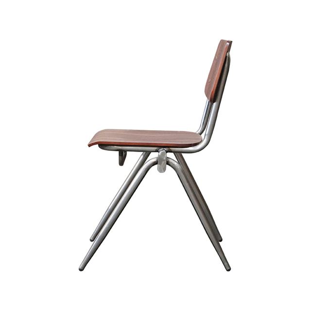 Eetstoel Solid - Hout - Old Gun Metalen Frame – afbeelding 4