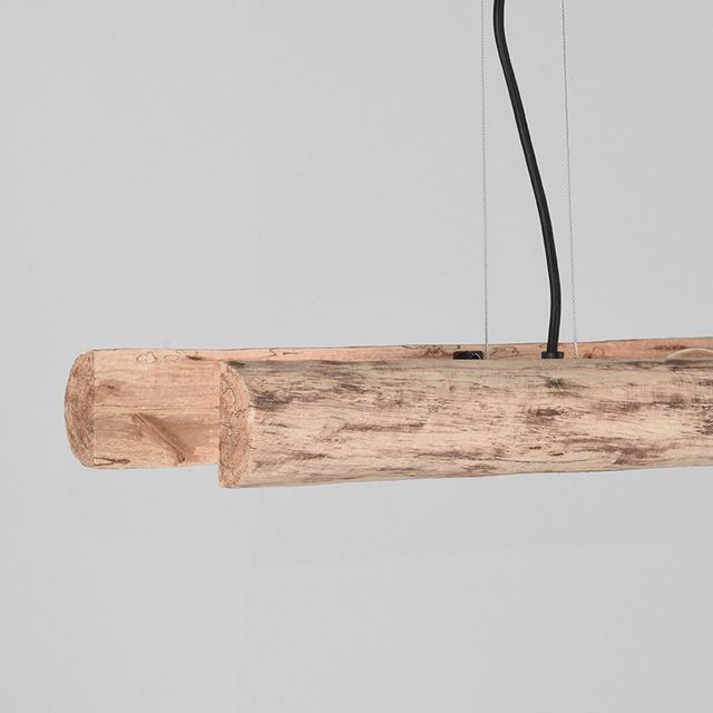 Hanglamp Woody - Hout - 4-Lichts – afbeelding 3