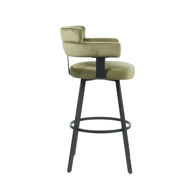 Barkruk Bardio - Fluweel - Hoog – afbeelding 3