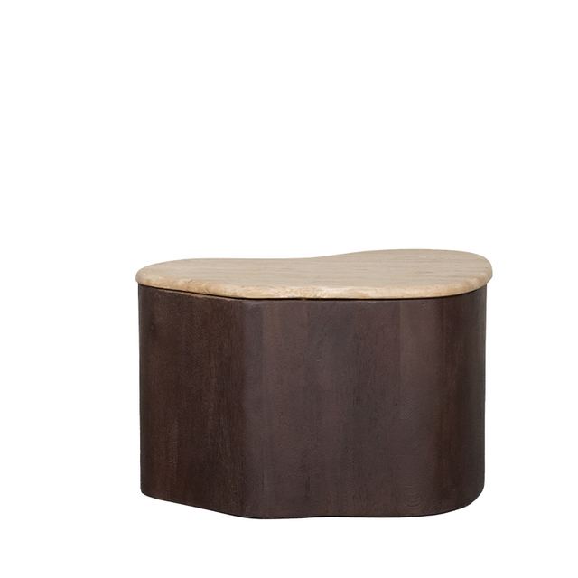 Salontafel Davi - Travertin - 50 cm – afbeelding 2