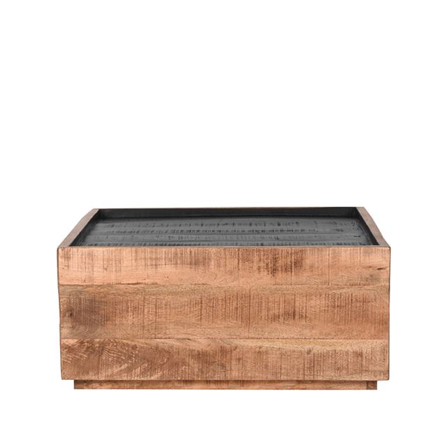 Salontafel Noble - Mangohout - 80x80 cm – afbeelding 2