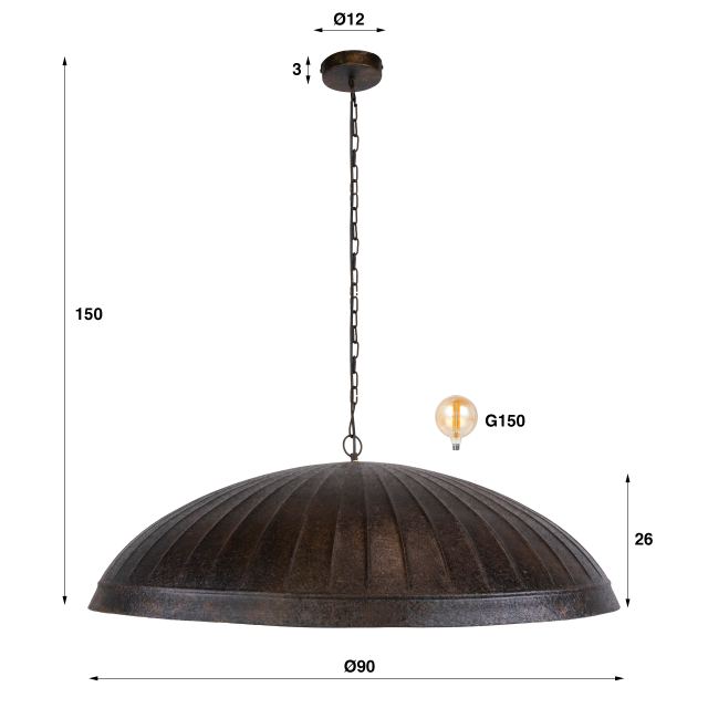 Hanglamp Guard 1L Ø90 – afbeelding 10