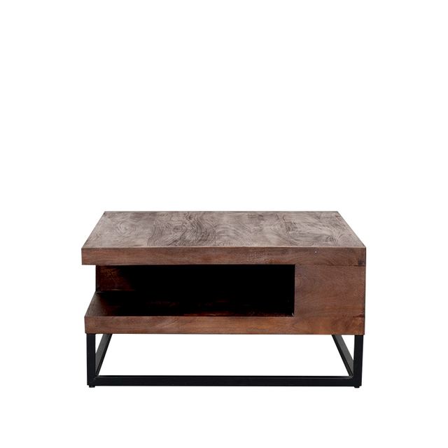 Salontafel Cube - Mangohout - 80 cm