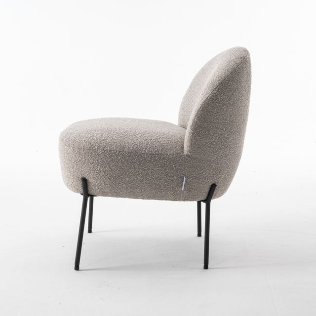 Fauteuil Baudin Stof Teddy Natural 01 – afbeelding 3