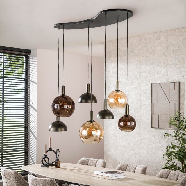 Hanglamp Cluster 4+3l – afbeelding 2