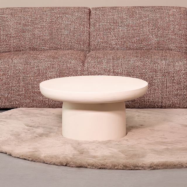 Salontafel Mavi - Mangohout - 60 cm - Rond