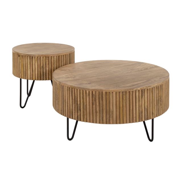 Salontafel Wave rond set/2 – afbeelding 9