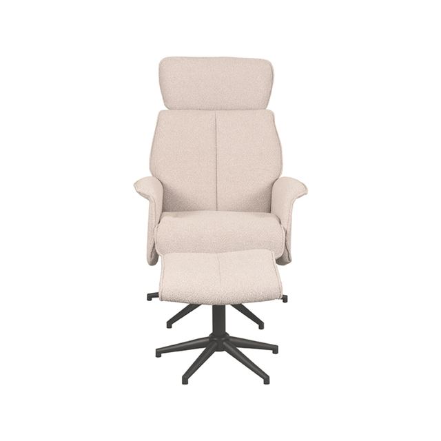Fauteuil Verdal - Boucle - Incl. Hocker – afbeelding 4