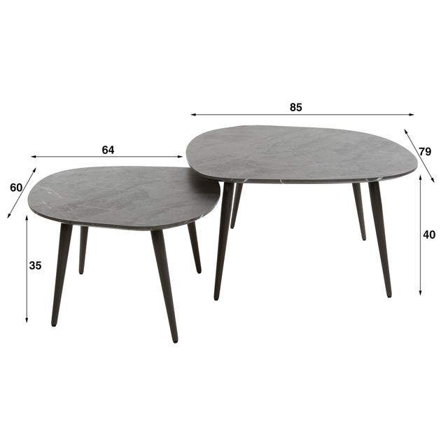 Salontafel Onyx rock set/2 – afbeelding 10