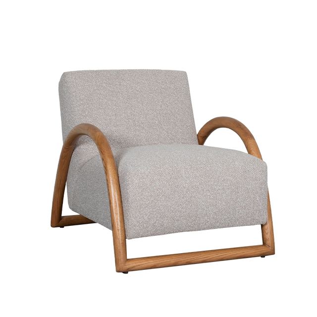 Fauteuil Viggo - Royal Boucle - Hout