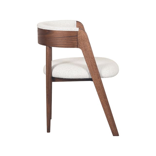 Eetstoel Sasha - Boucle - Hout – afbeelding 4
