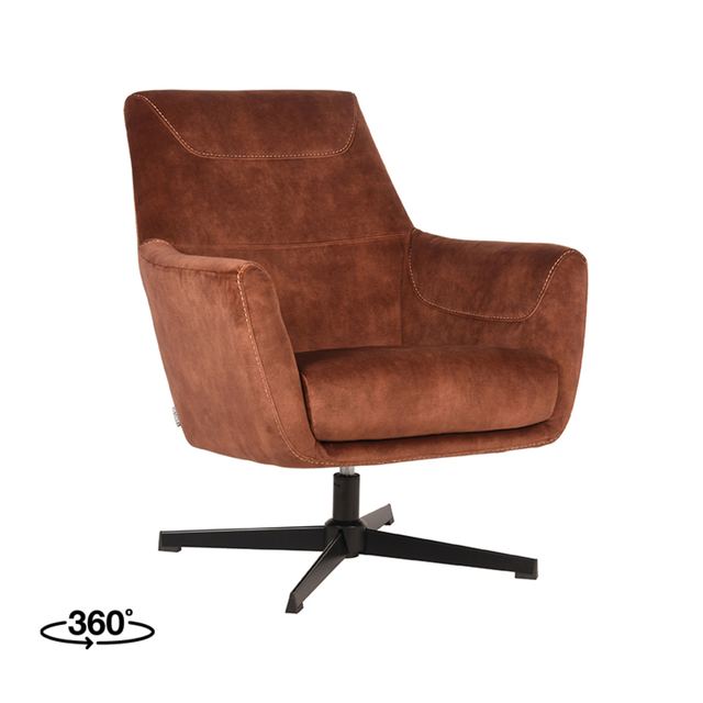 Fauteuil Toby - Velours