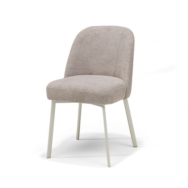 Eetstoel Luxor 2 Ovaal Beige Stof Mito #01