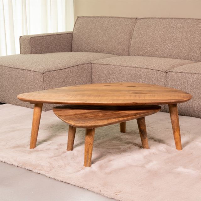 Salontafel Gregg - Mangohout - 110 cm