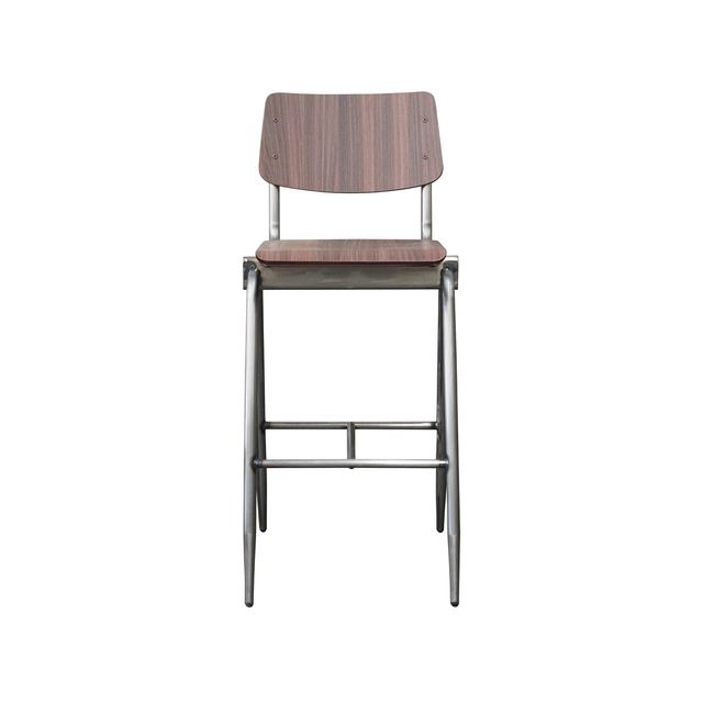 Barkruk Solid - Hout - Hoog – afbeelding 2