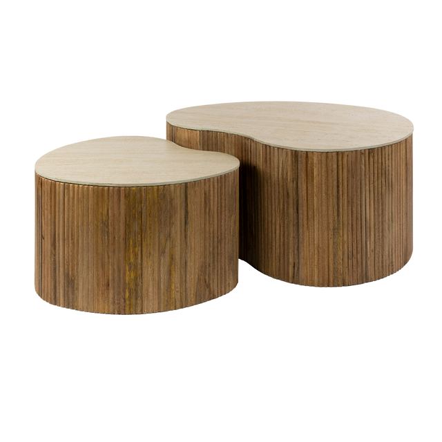 Salontafel Nuovo niervormig set/2 – afbeelding 9