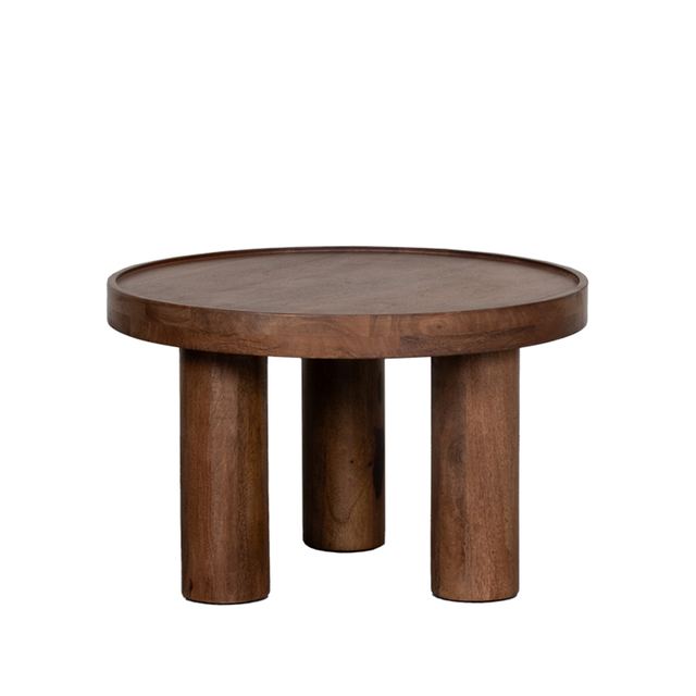 Salontafel Elly - Mangohout - 60 cm - Rond – afbeelding 2