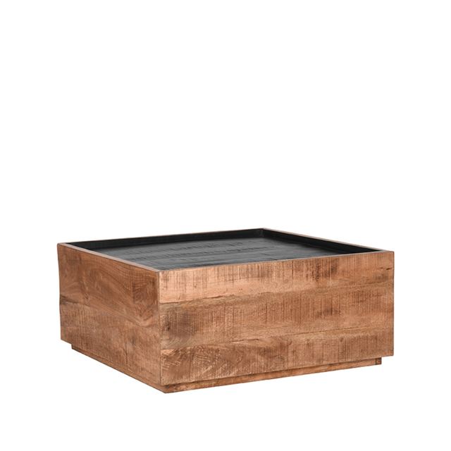 Salontafel Noble - Mangohout - 80x80 cm