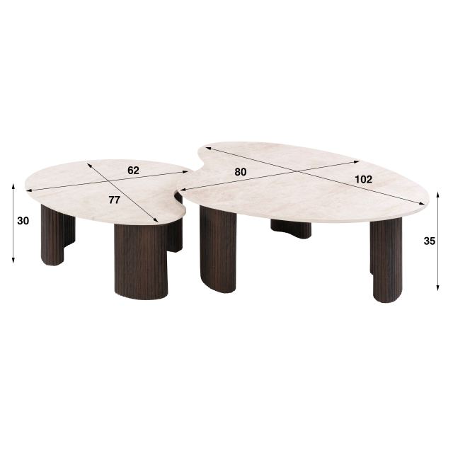 Salontafel Ceramo aperto set/2 – afbeelding 10