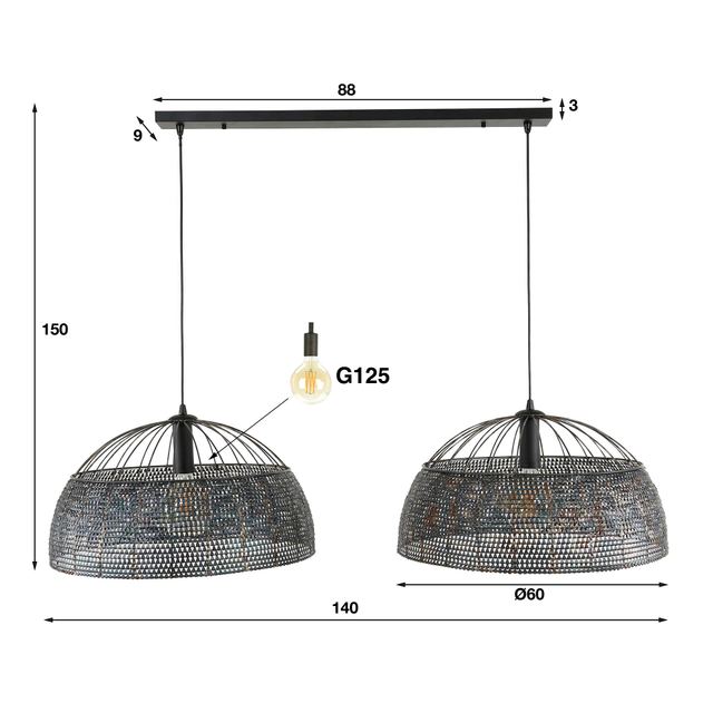 Hanglamp Armor Open 2L Ø60 – afbeelding 10