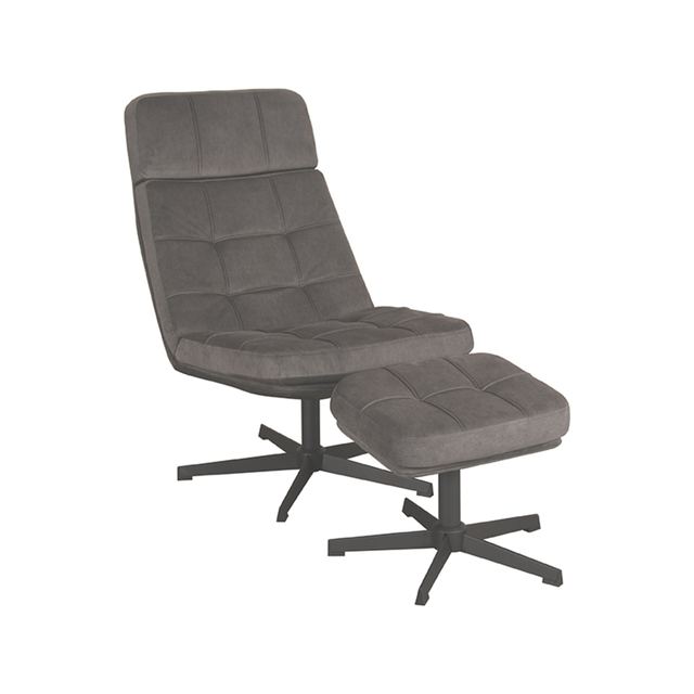 Fauteuil Alvar - Cosmo - Incl. Hocker – afbeelding 3