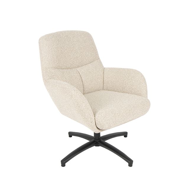Fauteuil Chill Zone - Royal Boucle Naturel / Zwart – afbeelding 2