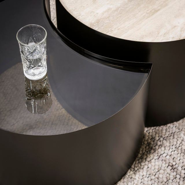 Salontafel Metal half moon set/2 – afbeelding 3