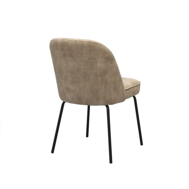 Eetstoel Luxor Stof Aurora Liver-Mole – afbeelding 4